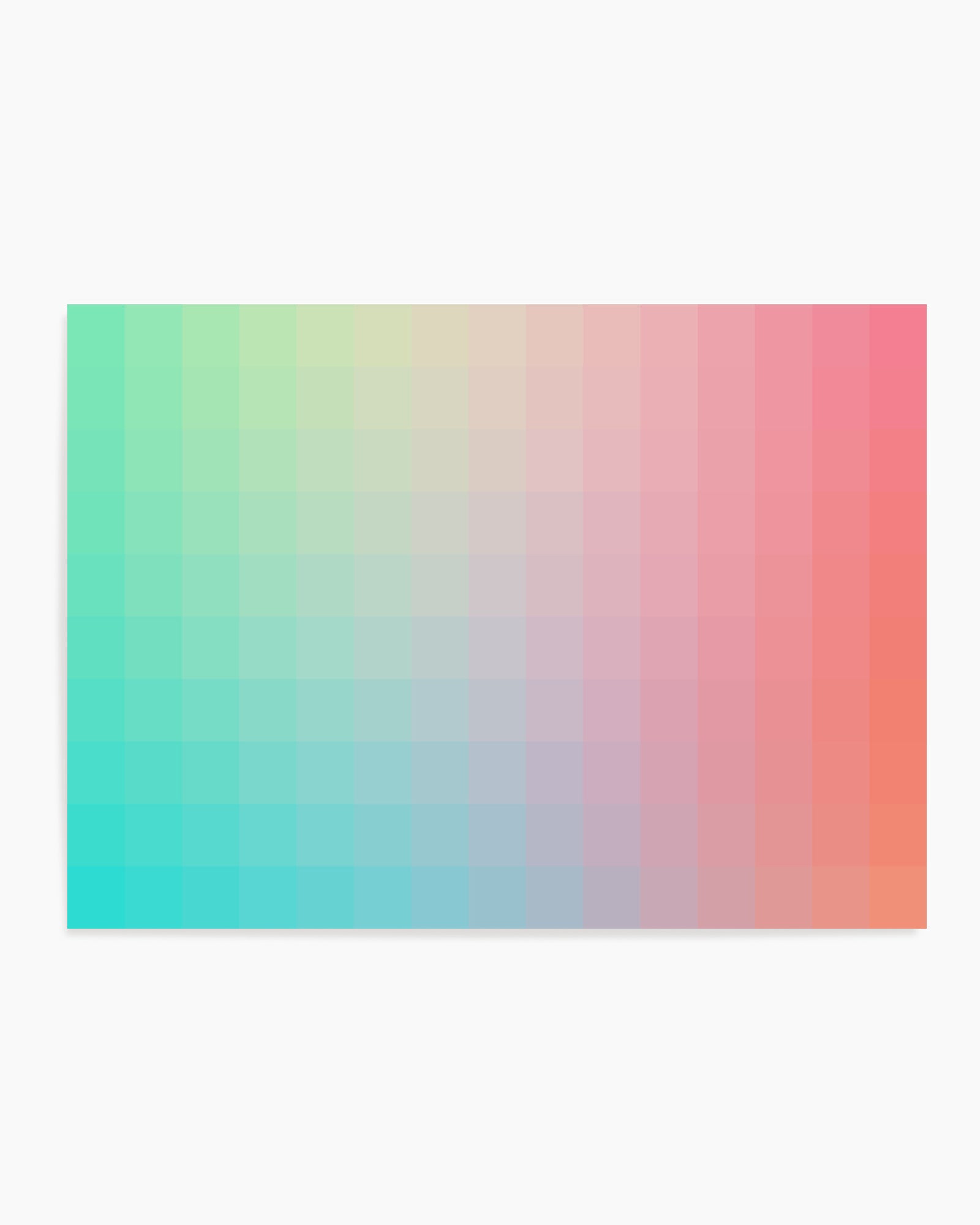 Colorful Pixel Gradient by amini54 | Art Print