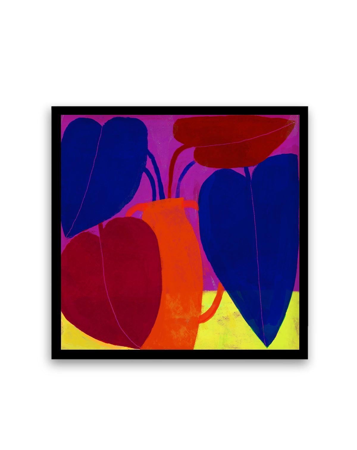 Colorful Plant by Marco Marella | Art Print from Olive et Oriel where you can shop wallpaper and artworks online