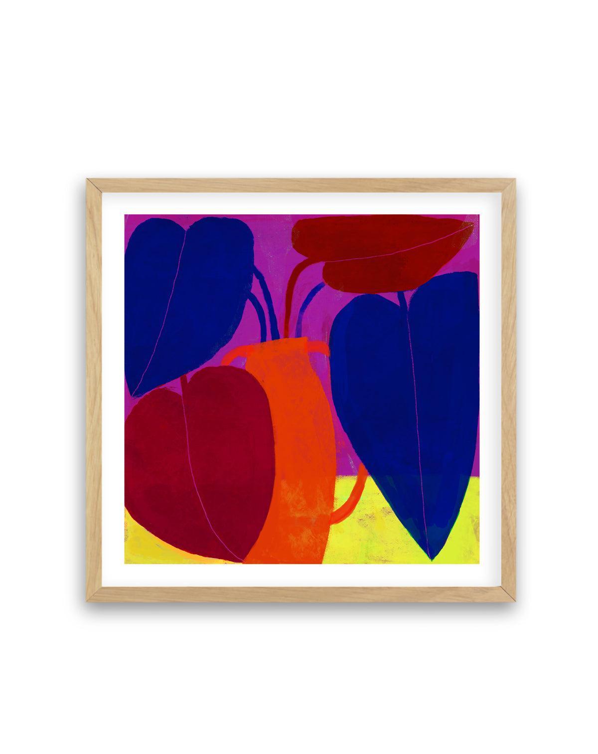 Colorful Plant by Marco Marella | Art Print from Olive et Oriel where you can shop wallpaper and artworks online