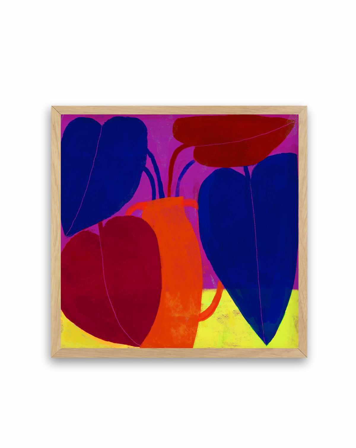 Colorful Plant by Marco Marella | Art Print from Olive et Oriel where you can shop wallpaper and artworks online