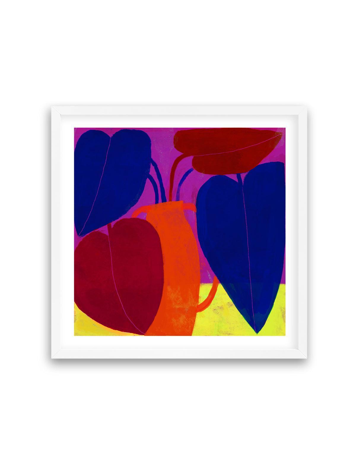 Colorful Plant by Marco Marella | Art Print from Olive et Oriel where you can shop wallpaper and artworks online