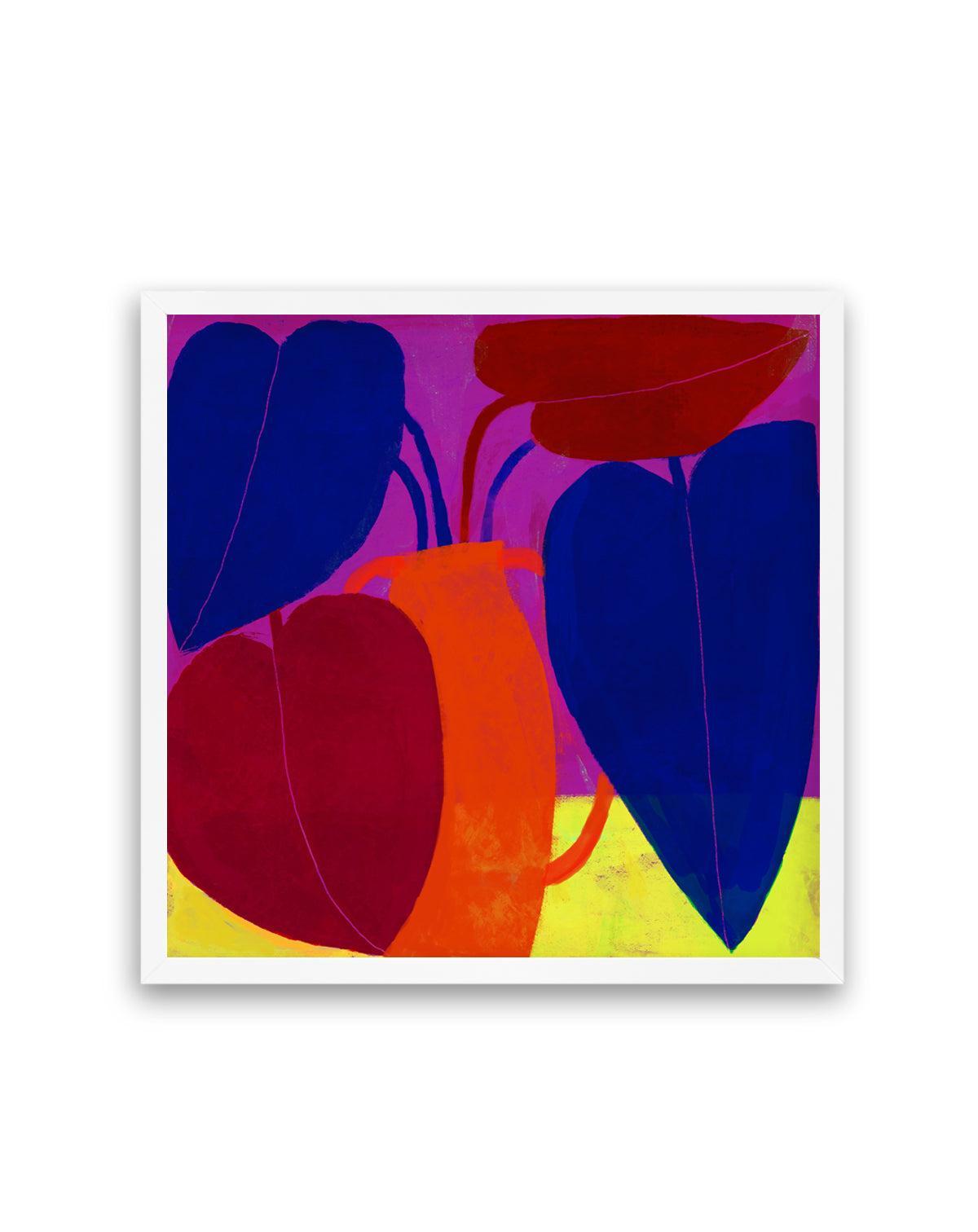 Colorful Plant by Marco Marella | Art Print from Olive et Oriel where you can shop wallpaper and artworks online