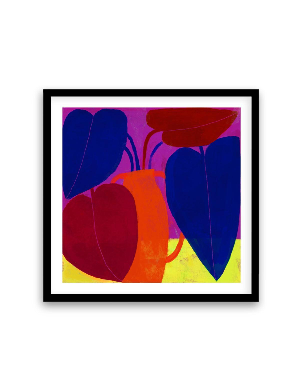 Colorful Plant by Marco Marella | Art Print from Olive et Oriel where you can shop wallpaper and artworks online