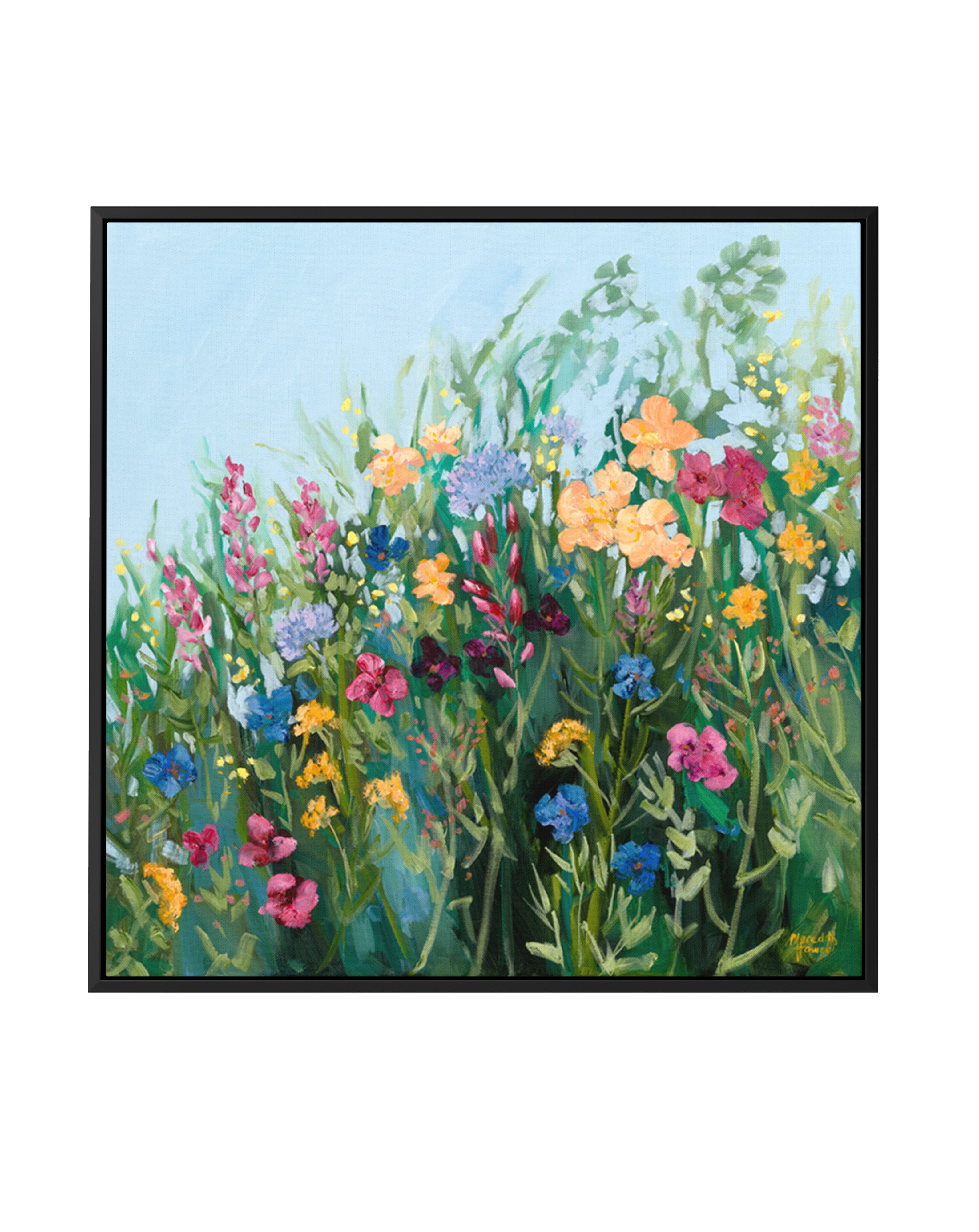 Colourful Spring by Meredith Howse | Framed Canvas Art Print