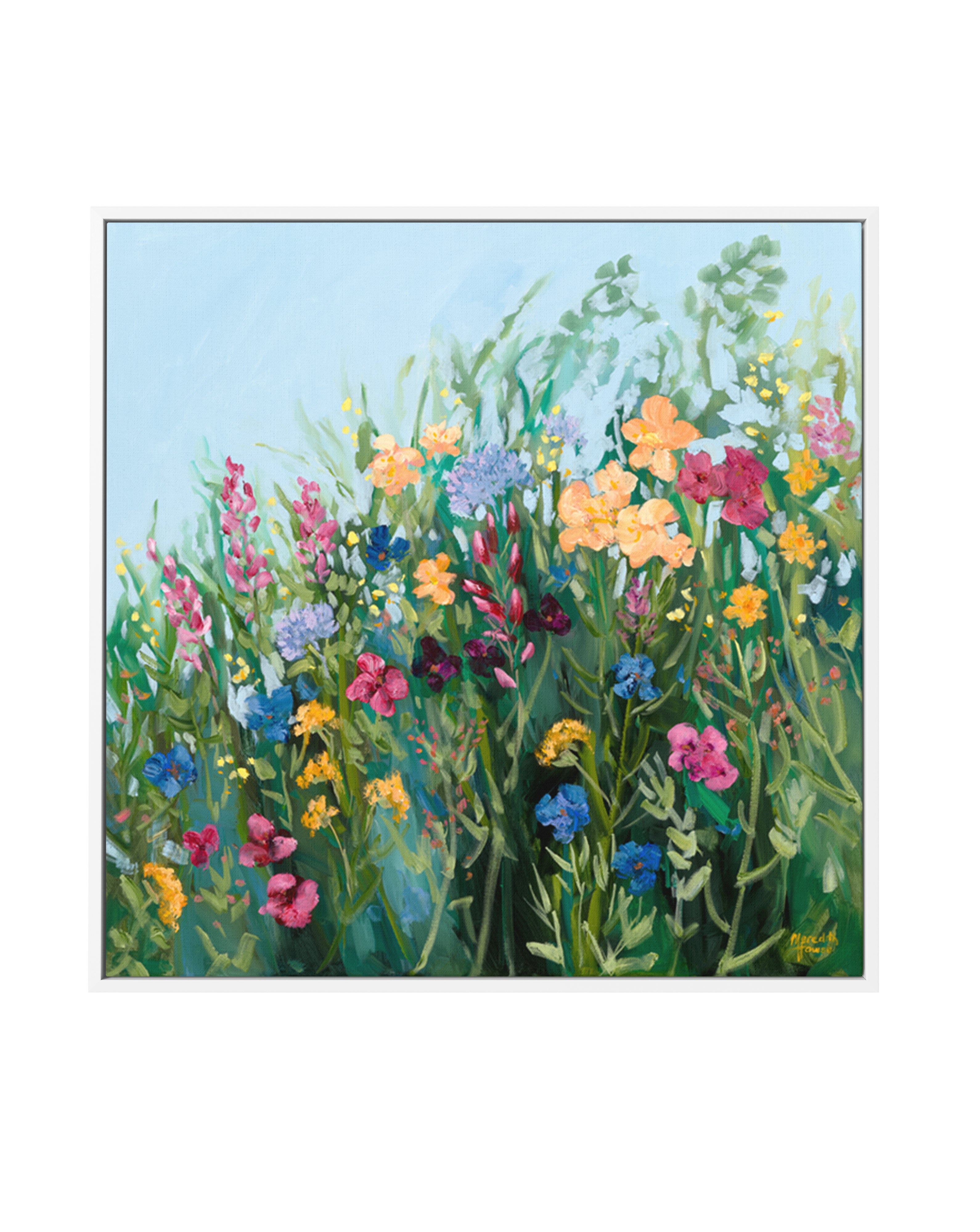 Colourful Spring by Meredith Howse | Framed Canvas Art Print