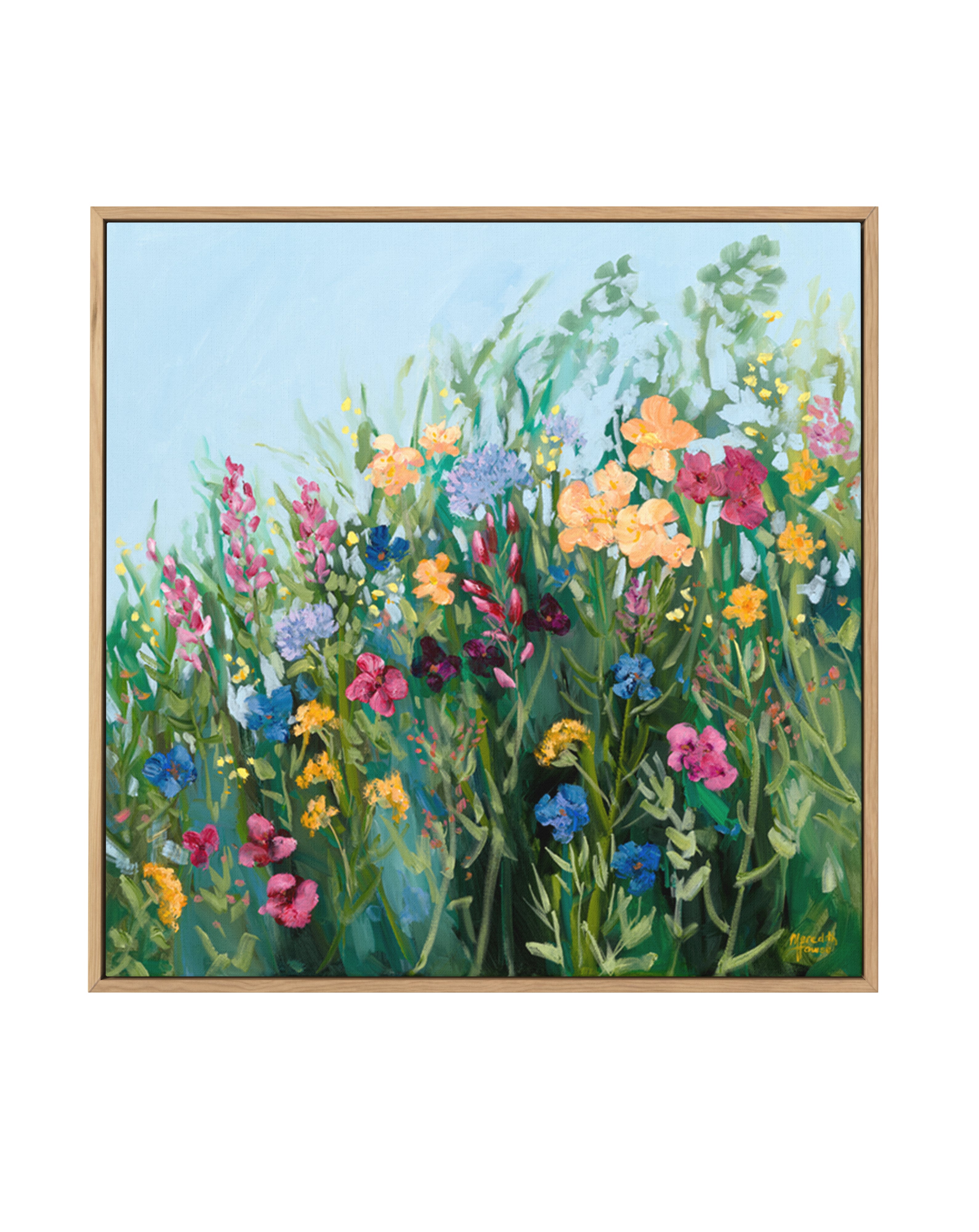 Colourful Spring by Meredith Howse | Framed Canvas Art Print
