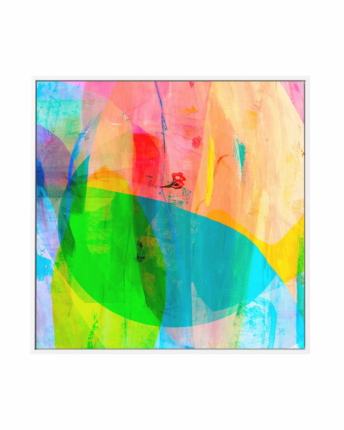 Colour Pop by Antonia Tzenova | Framed Canvas Art Print