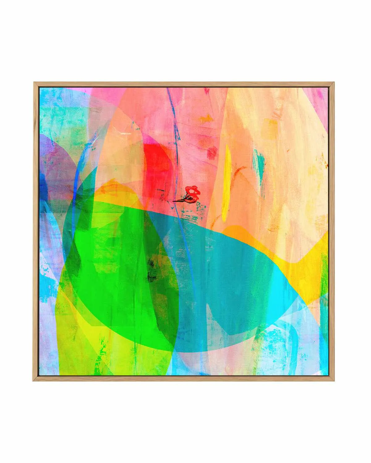 Colour Pop by Antonia Tzenova | Framed Canvas Art Print from Olive et Oriel where you can shop wallpaper and artworks online
