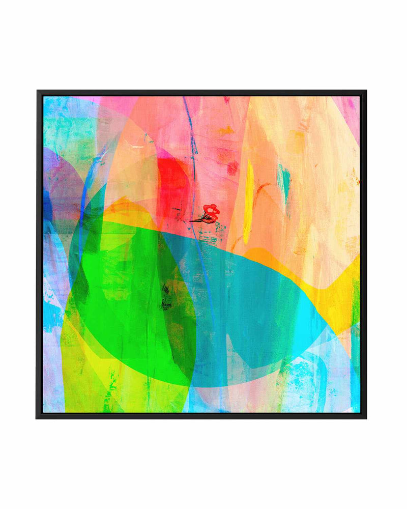 Colour Pop by Antonia Tzenova | Framed Canvas Art Print