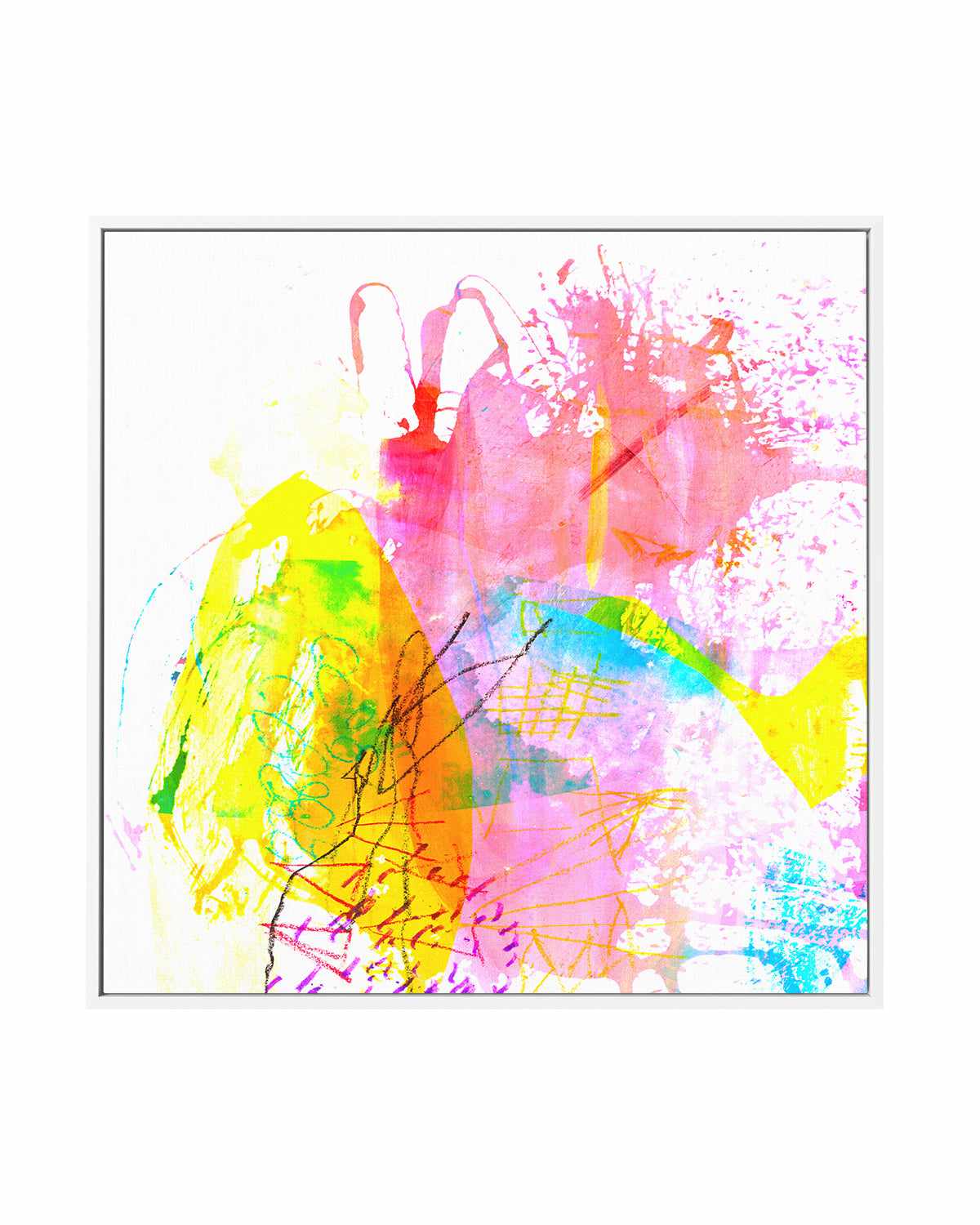 Colour Splash by Antonia Tzenova | Framed Canvas Art Print