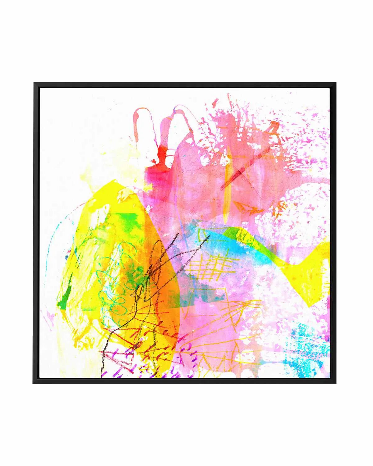 Colour Splash by Antonia Tzenova | Framed Canvas Art Print from Olive et Oriel where you can shop wallpaper and artworks online