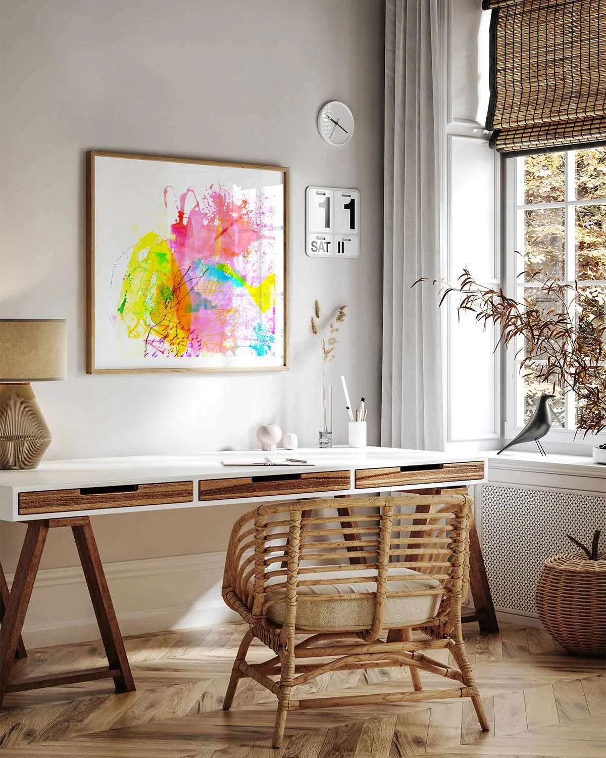 Colour Splash by Antonia Tzenova Art Print from Olive et Oriel where you can shop wallpaper and artworks online