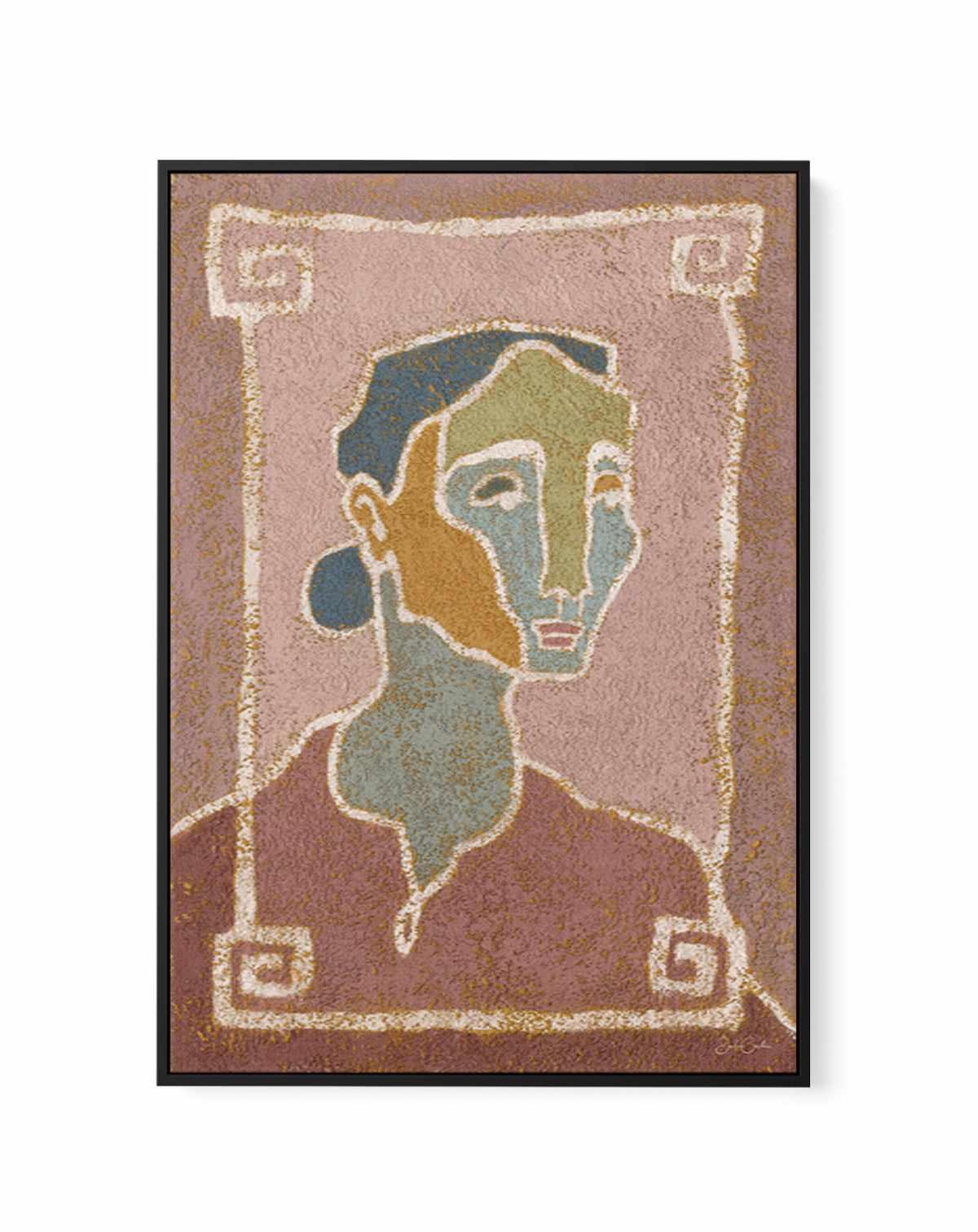 Colour Story No. 10 by Julie Celina | Framed Canvas Art Print from Olive et Oriel where you can shop wallpaper and artworks online