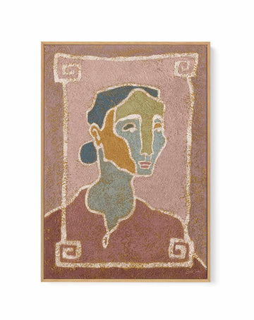 Colour Story No. 10 by Julie Celina | Framed Canvas Art Print from Olive et Oriel where you can shop wallpaper and artworks online