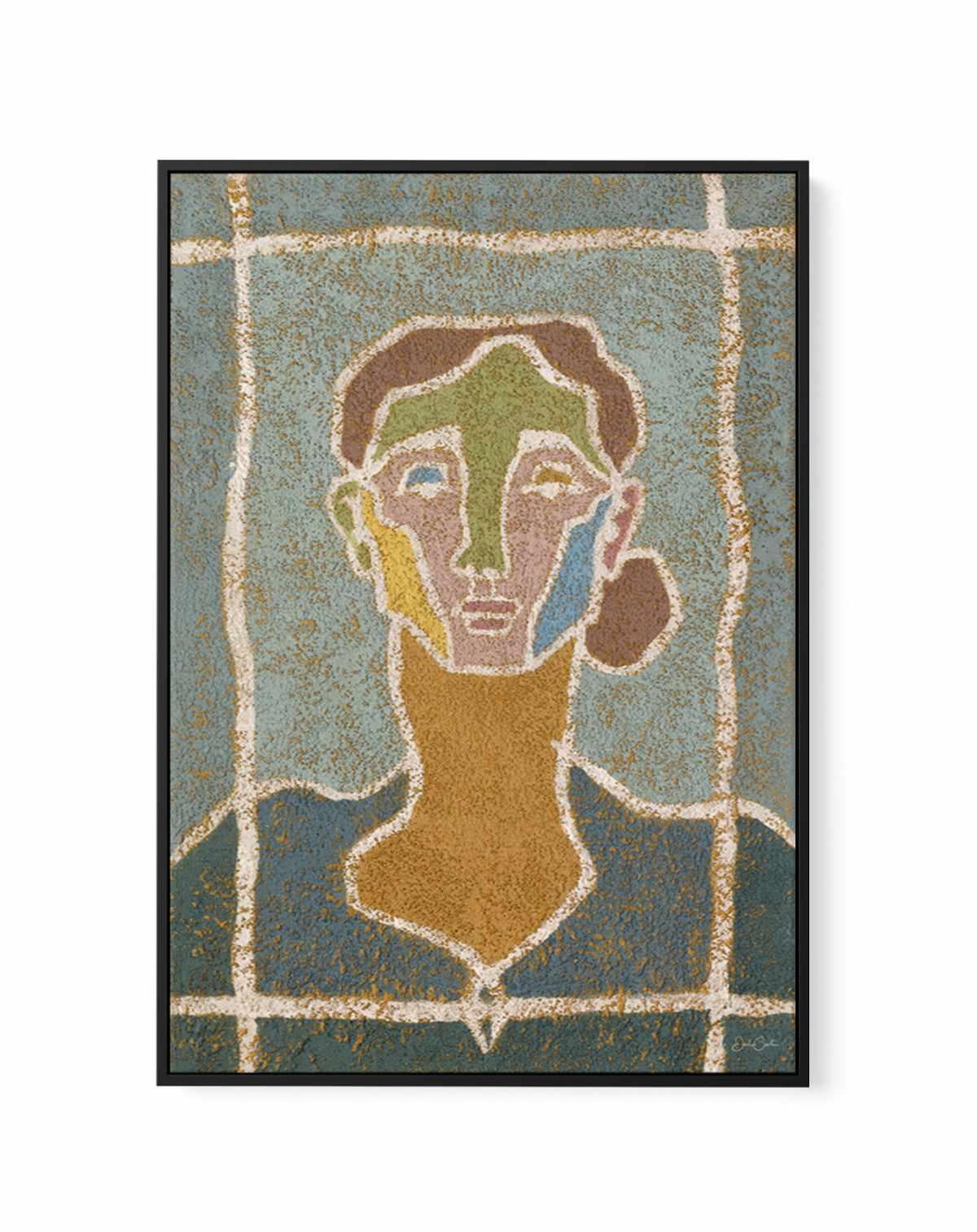 Colour Story No. 11 by Julie Celina | Framed Canvas Art Print from Olive et Oriel where you can shop wallpaper and artworks online