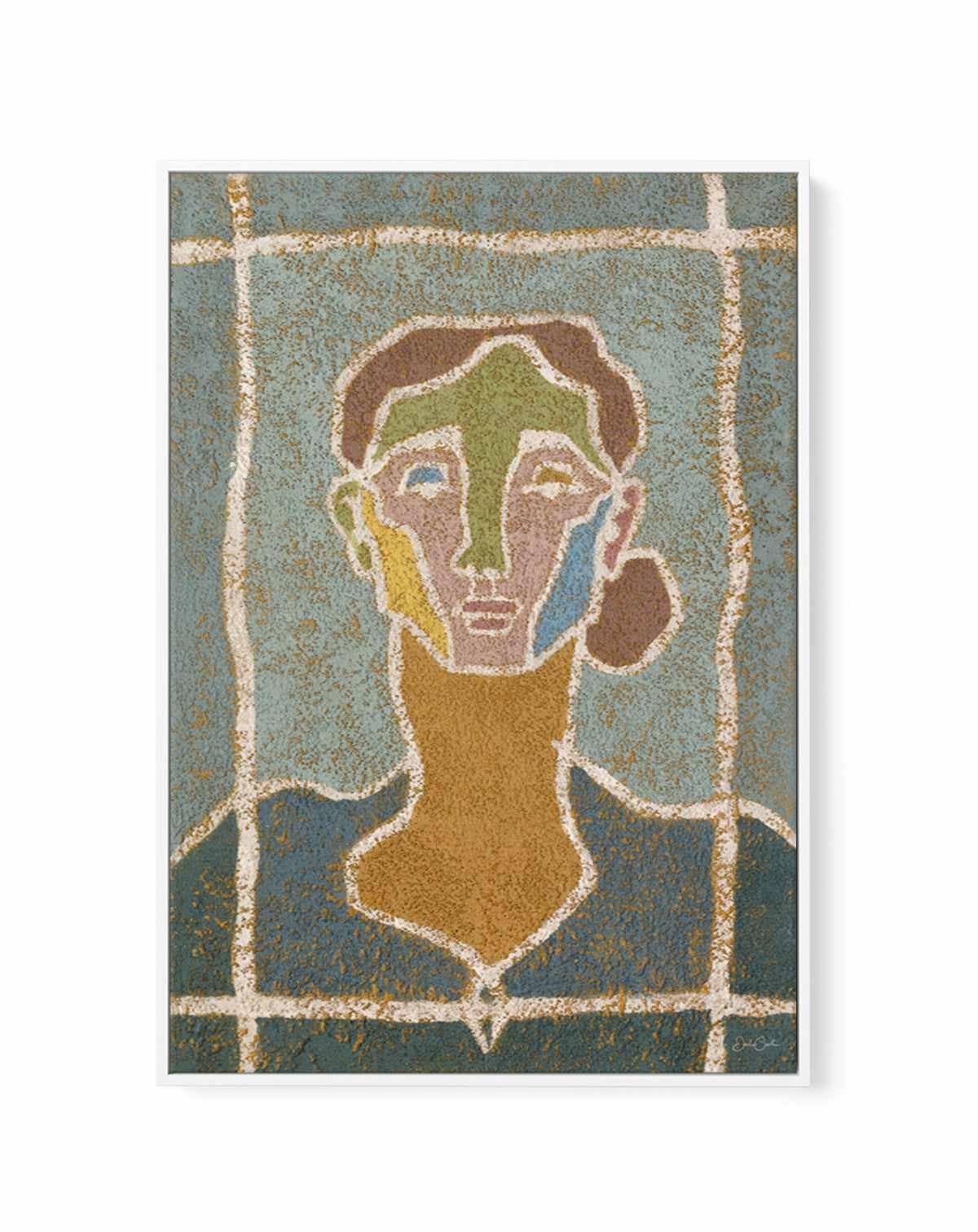 Colour Story No. 11 by Julie Celina | Framed Canvas Art Print from Olive et Oriel where you can shop wallpaper and artworks online