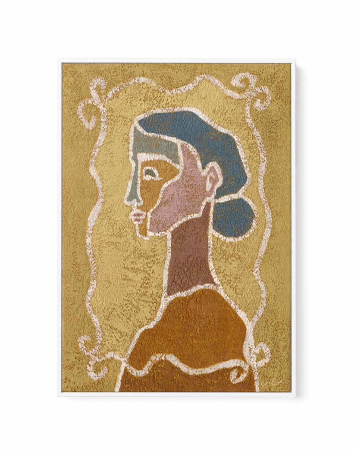 Colour Story No. 12 by Julie Celina | Framed Canvas Art Print from Olive et Oriel where you can shop wallpaper and artworks online