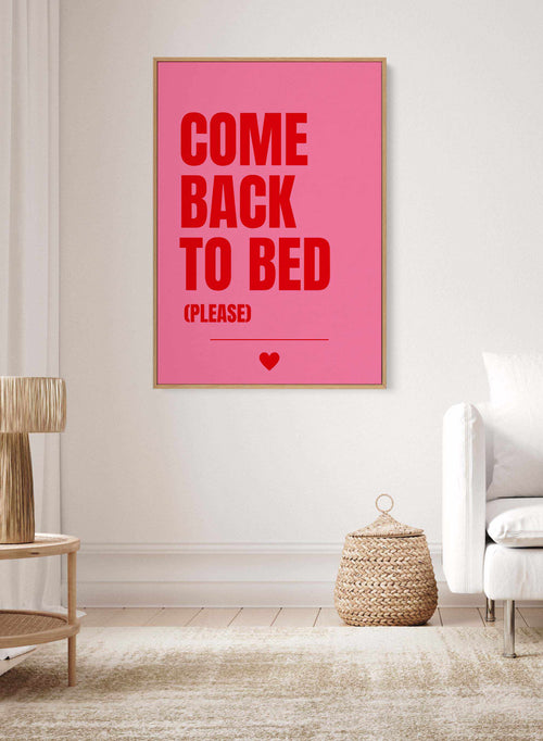 Come Back to Bed by Athene Fritsch | Framed Canvas Art Print
