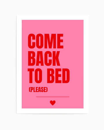 Come Back to Bed by Athene Fritsch | Art Print from Olive et Oriel where you can shop wallpaper and artworks online