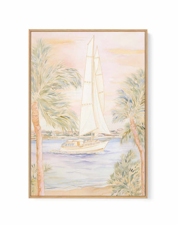 Come Sail Away | Framed Canvas Art Print from Olive et Oriel where you can shop wallpaper and artworks online