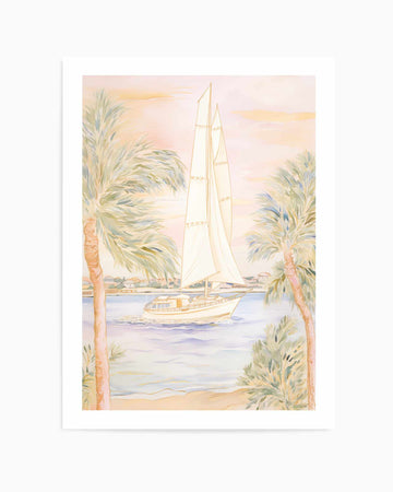 Come Sail Away | Art Print from Olive et Oriel where you can shop wallpaper and artworks online