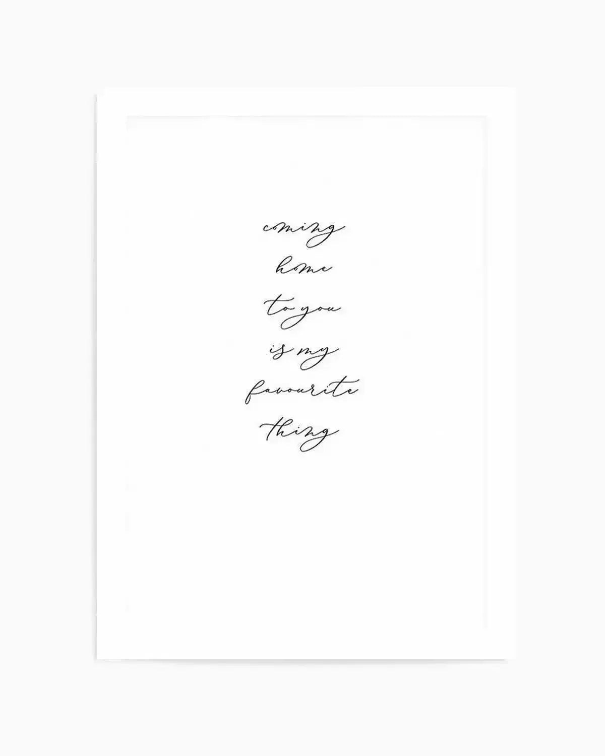 Coming Home To You Art Print from Olive et Oriel where you can shop wallpaper and artworks online