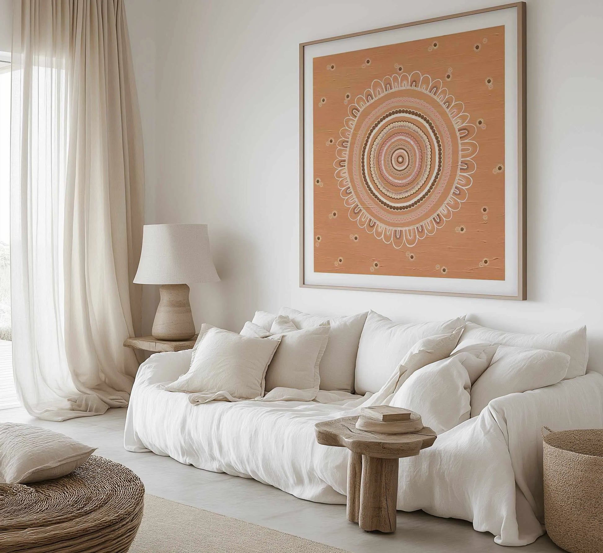 Coming Together by Karissa Undy | Art Print from Olive et Oriel where you can shop wallpaper and artworks online