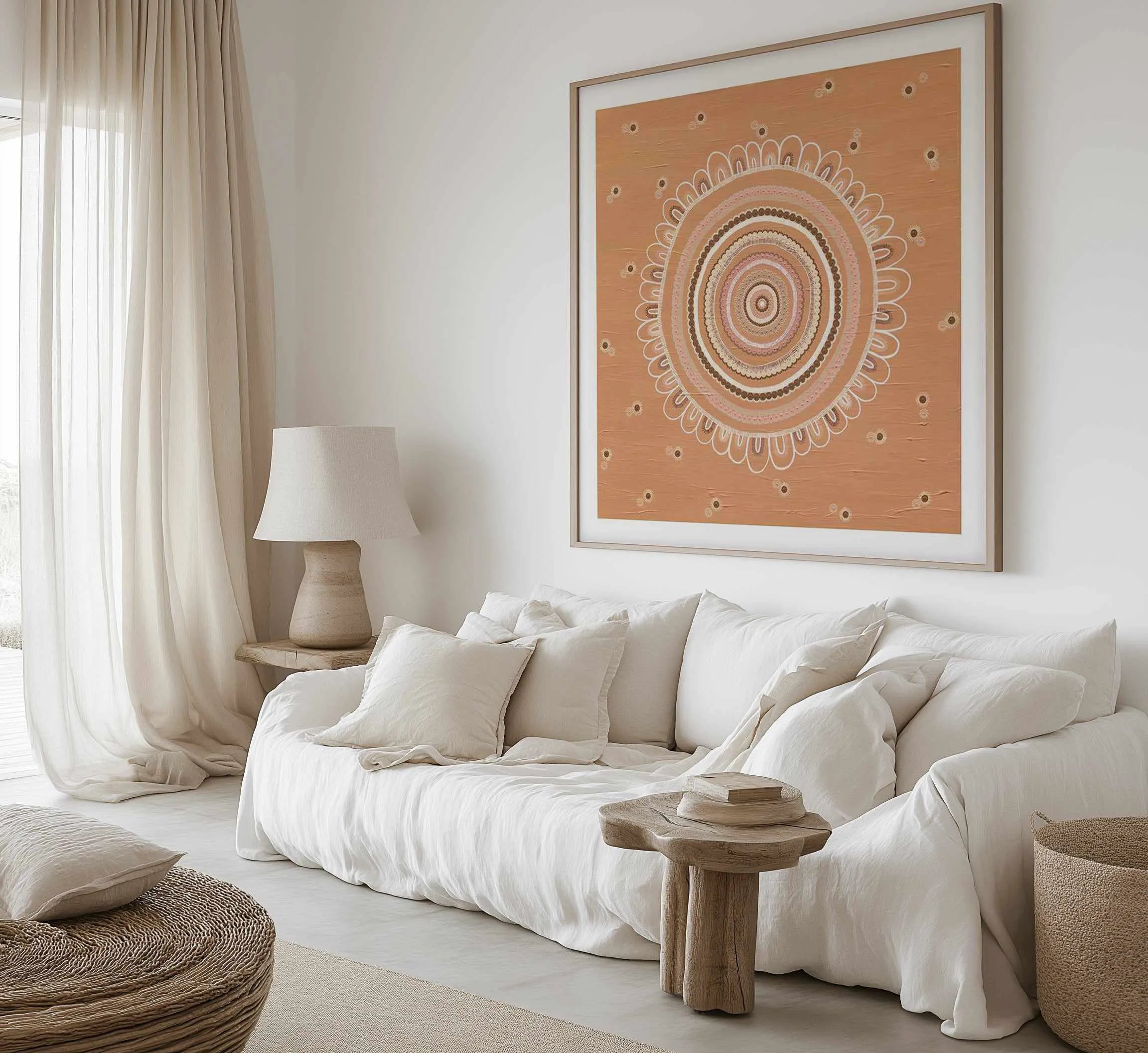 Coming Together by Karissa Undy | Art Print from Olive et Oriel where you can shop wallpaper and artworks online