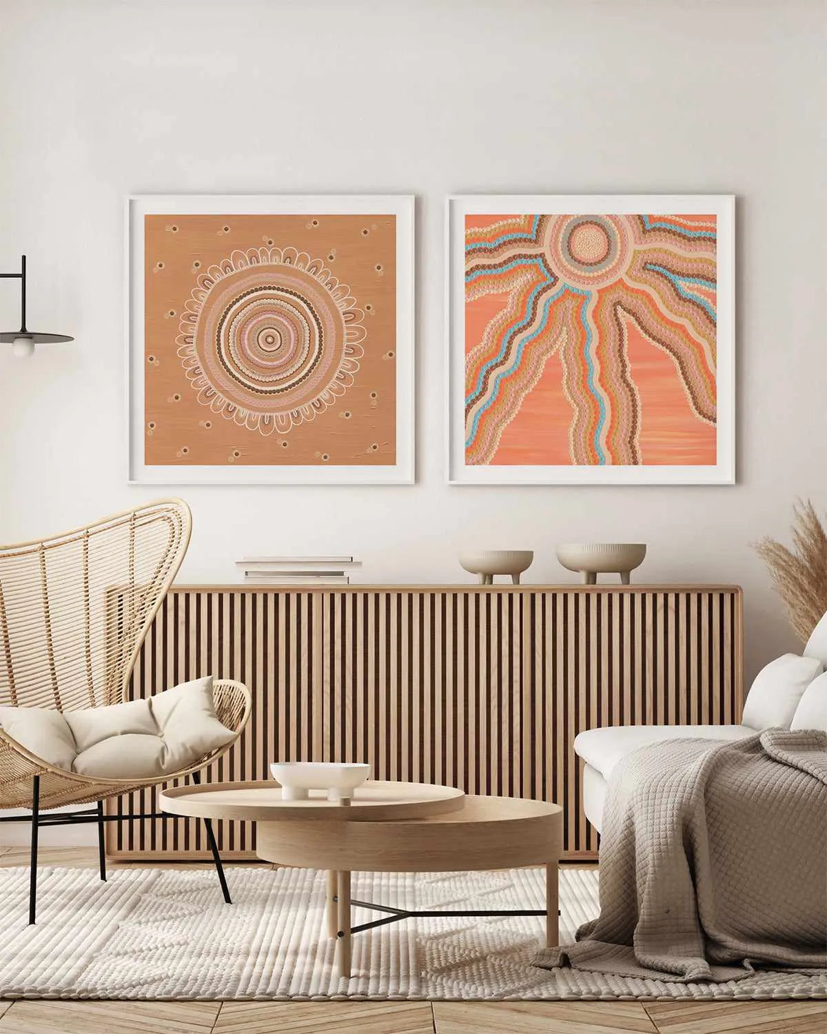 Sunsets by Karissa Undy | Art Print from Olive et Oriel where you can shop wallpaper and artworks online