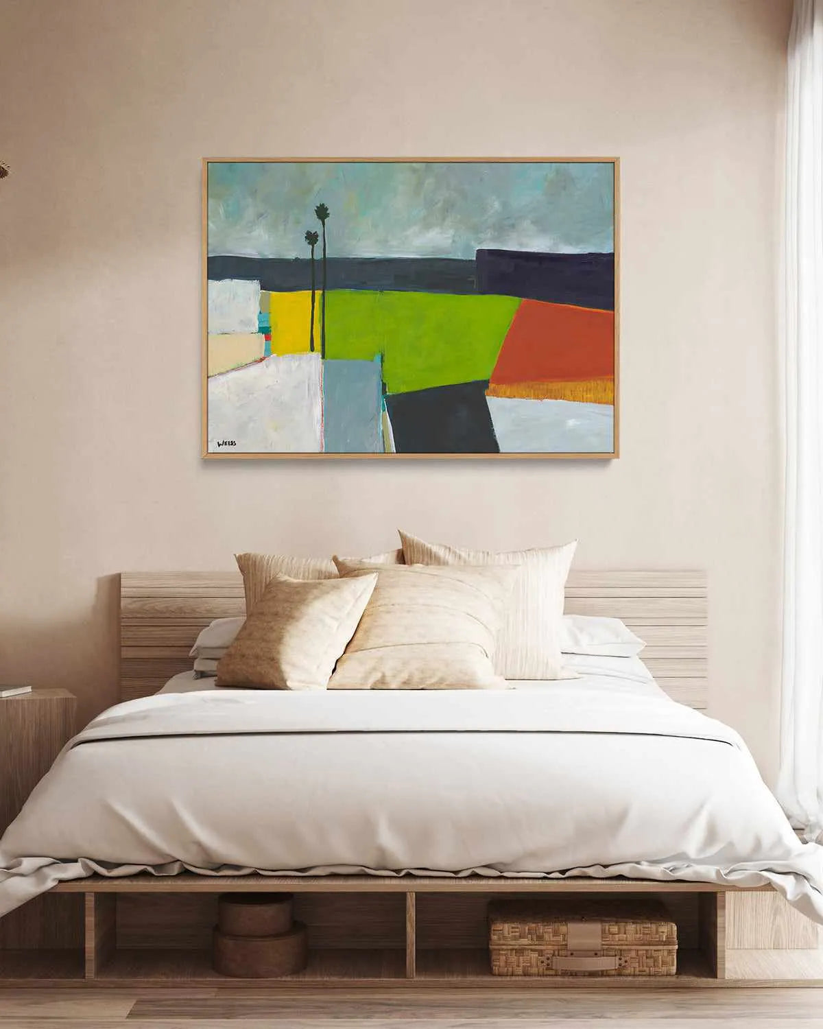 Composed Earth by Jan Weiss | Framed Canvas Art Print from Olive et Oriel where you can shop wallpaper and artworks online