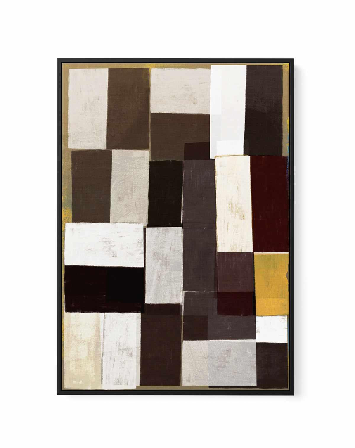 Composition of Squares 1 by Marco Marella | Framed Canvas Art Print from Olive et Oriel where you can shop wallpaper and artworks online