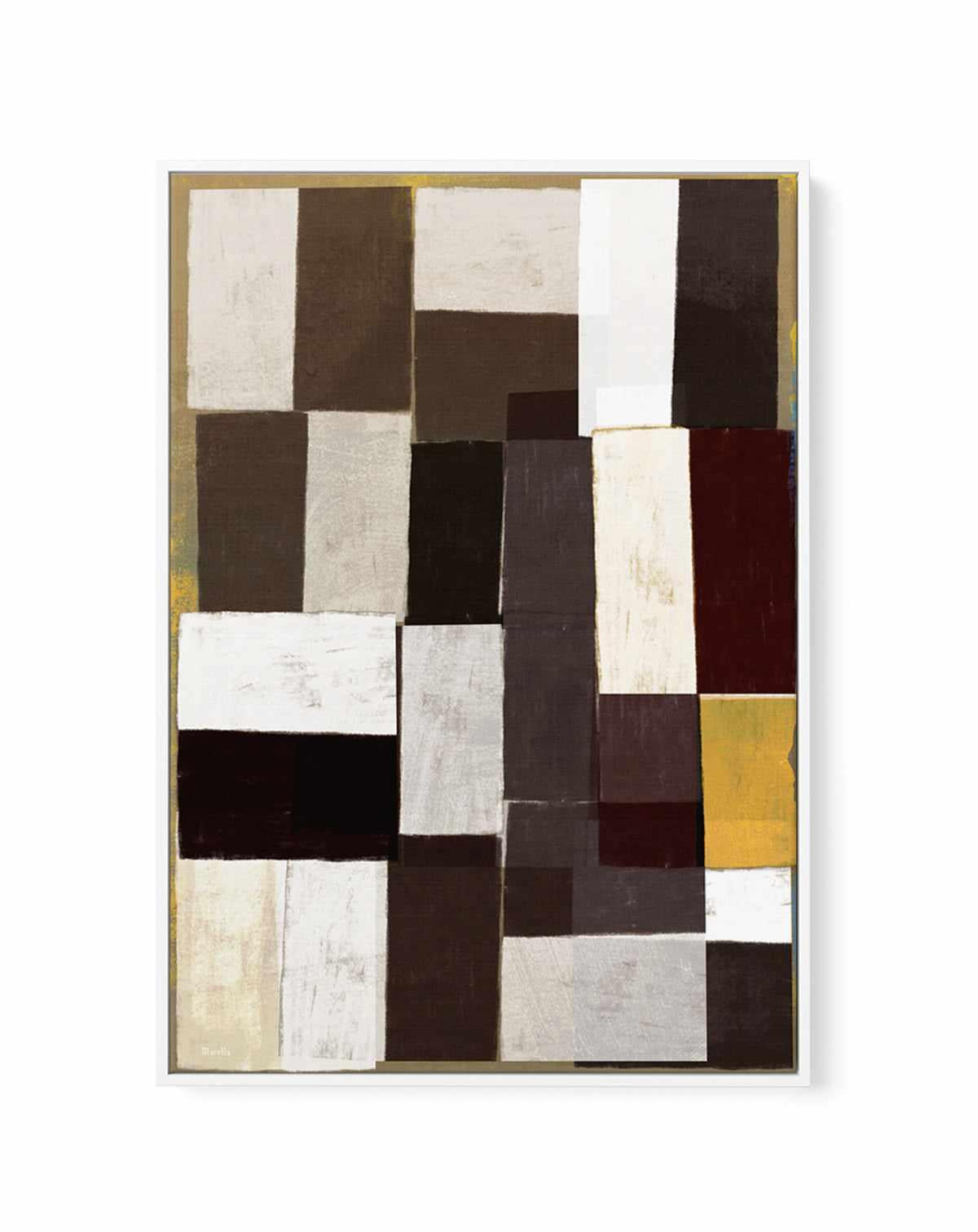 Composition of Squares 1 by Marco Marella | Framed Canvas Art Print from Olive et Oriel where you can shop wallpaper and artworks online