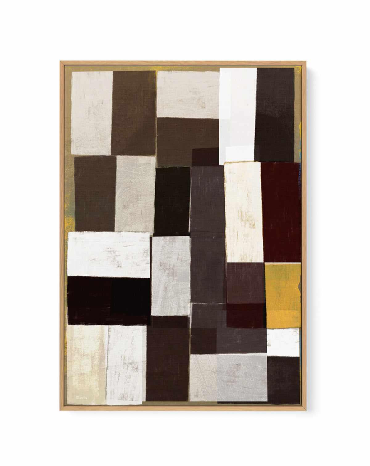 Composition of Squares 1 by Marco Marella | Framed Canvas Art Print from Olive et Oriel where you can shop wallpaper and artworks online