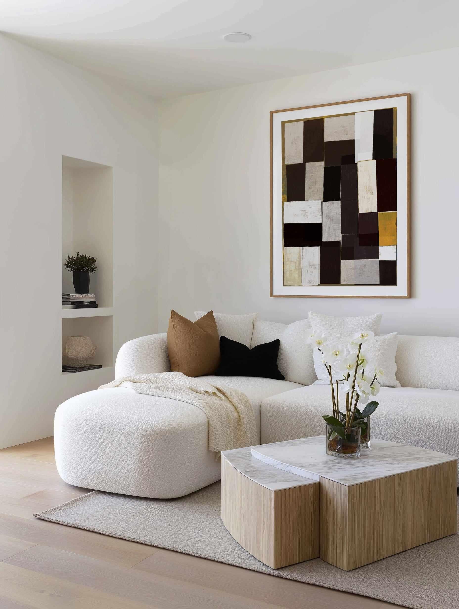 Composition of Squares 1 by Marco Marella | Art Print from Olive et Oriel where you can shop wallpaper and artworks online