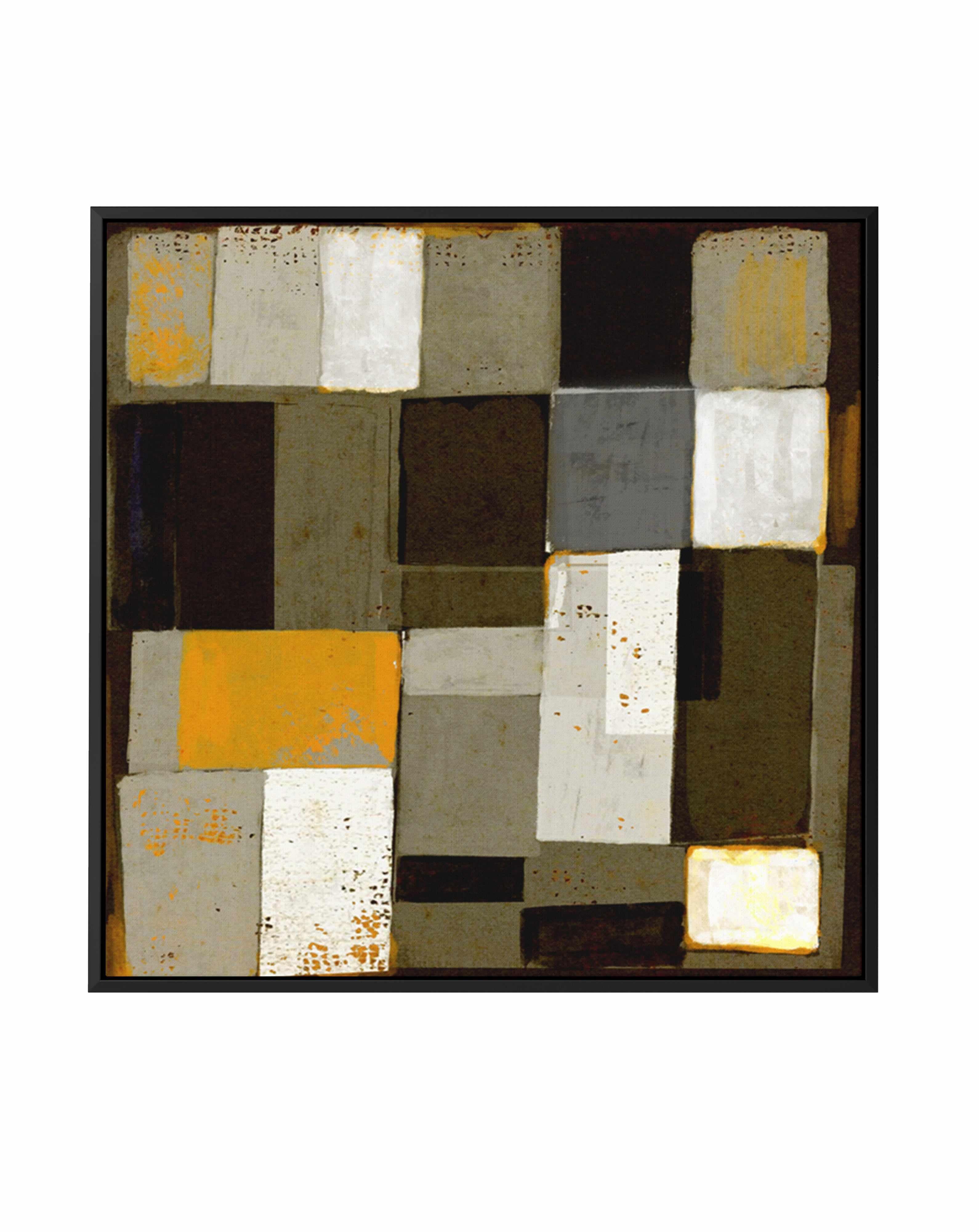 Composition of Squares 2 by Marco Marella | Framed Canvas Art Print from Olive et Oriel where you can shop wallpaper and artworks online