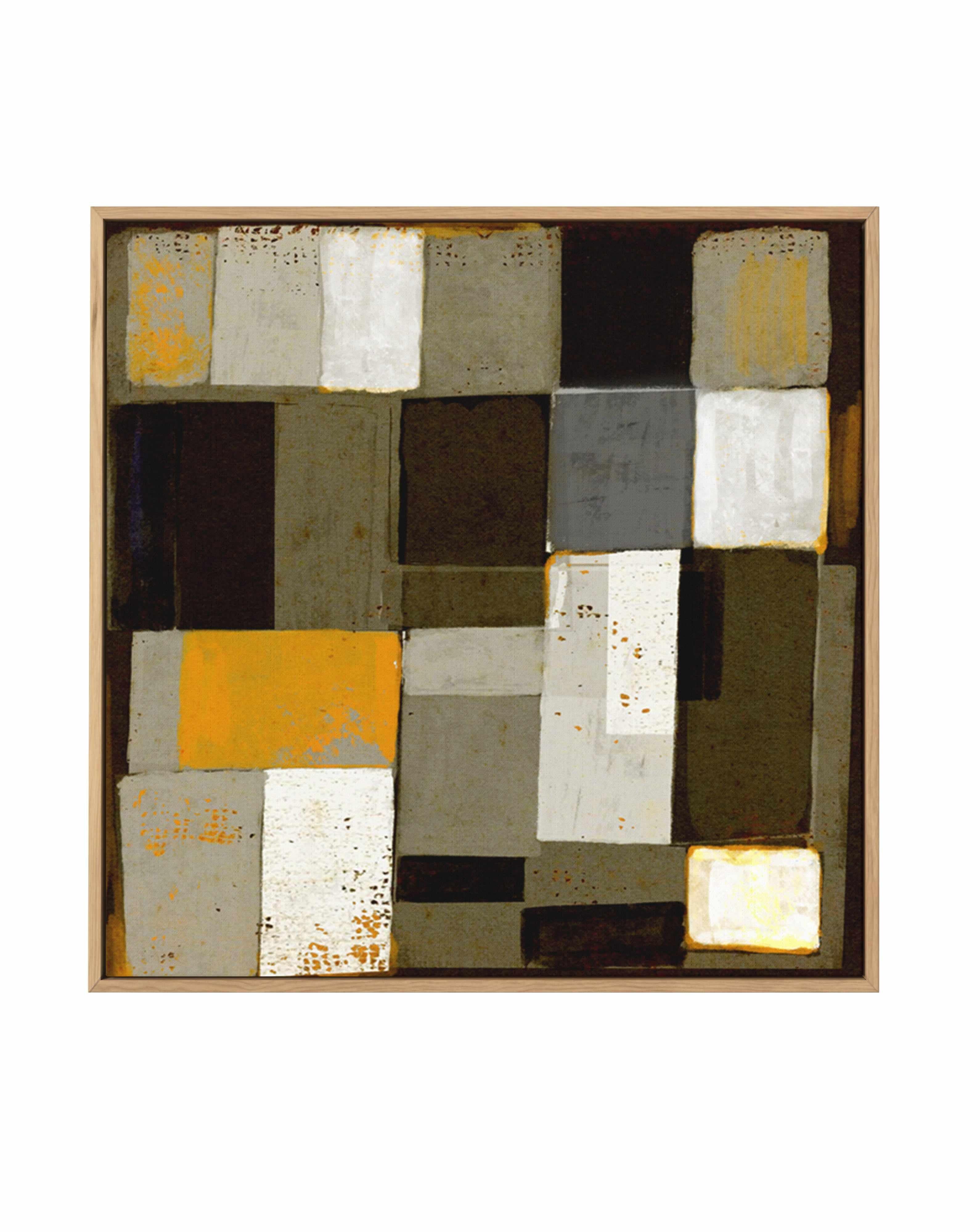 Composition of Squares 2 by Marco Marella | Framed Canvas Art Print from Olive et Oriel where you can shop wallpaper and artworks online