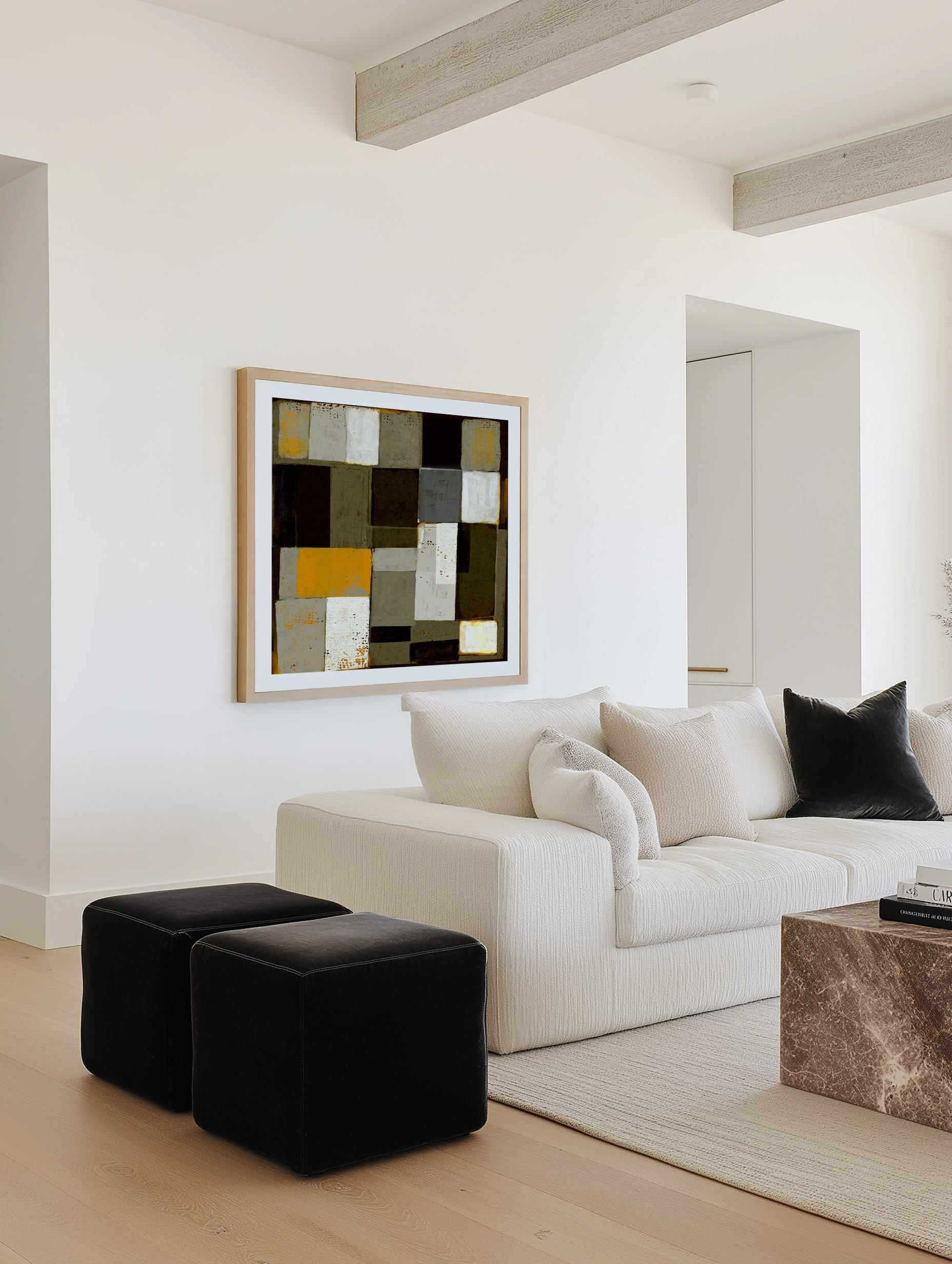 Composition of Squares 2 by Marco Marella | Art Print from Olive et Oriel where you can shop wallpaper and artworks online