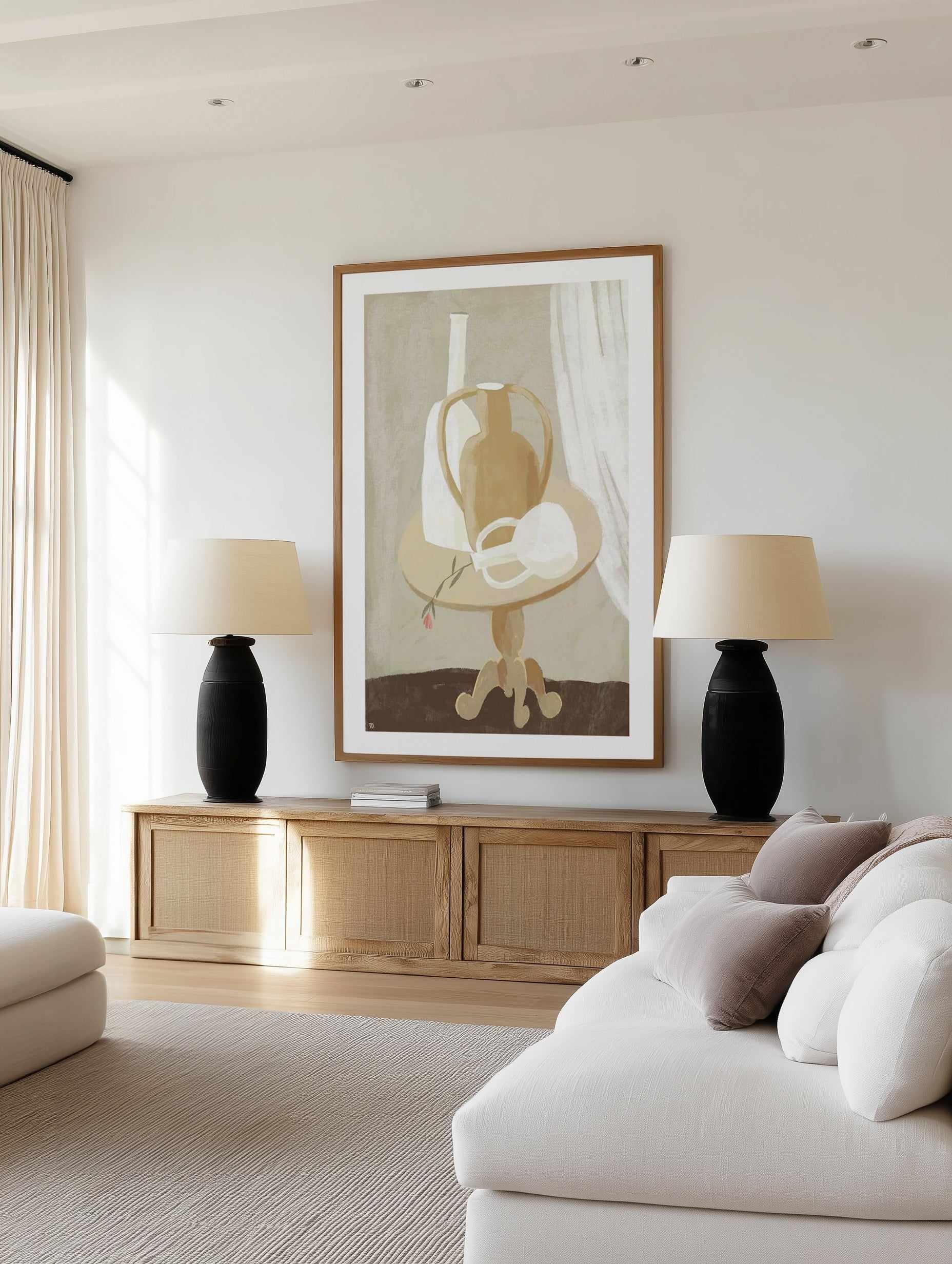 Composizione Bianca by Marco Marella | Art Print from Olive et Oriel where you can shop wallpaper and artworks online