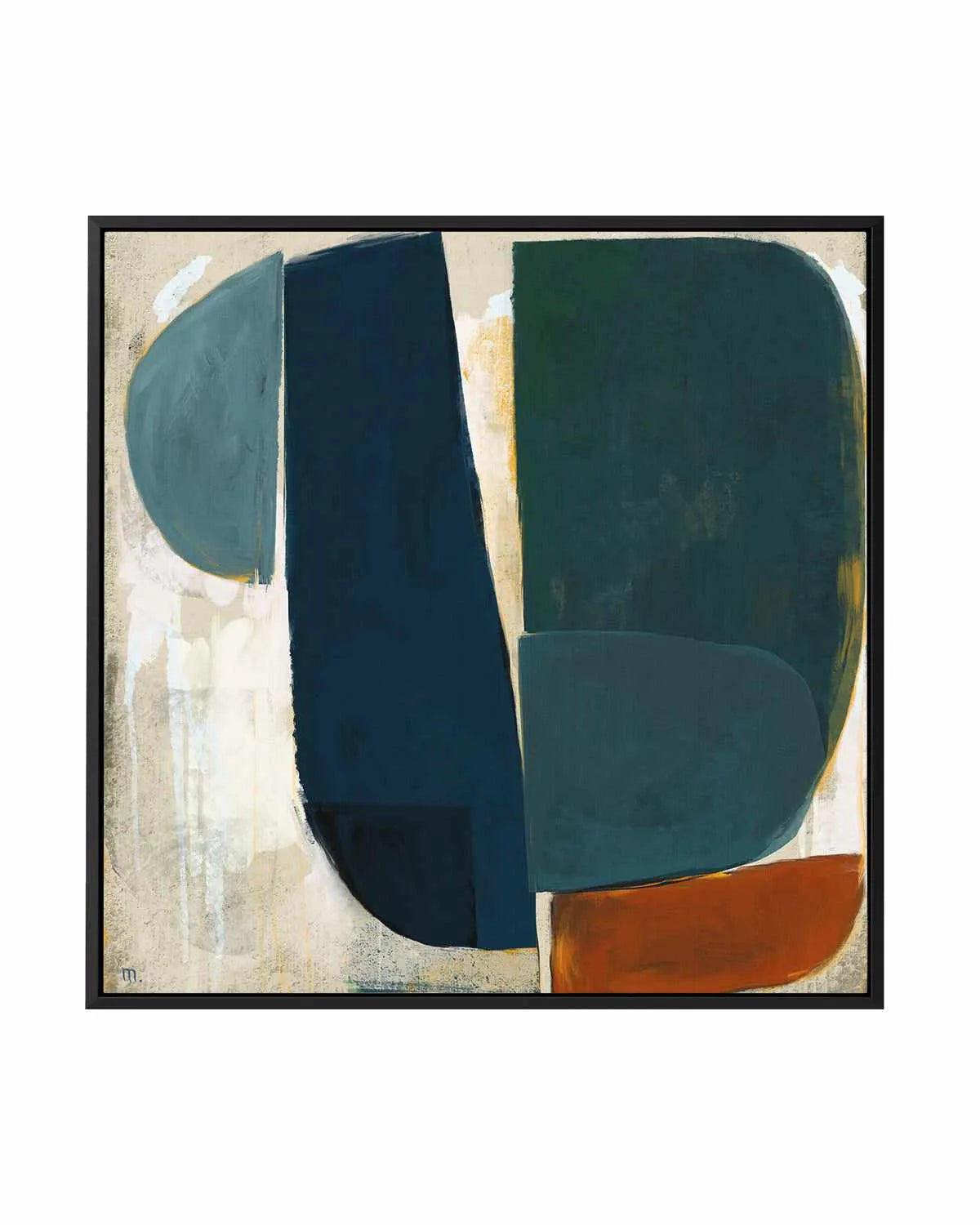 Composizione Astratta I by Marco Marella | Framed Canvas Art Print from Olive et Oriel where you can shop wallpaper and artworks online