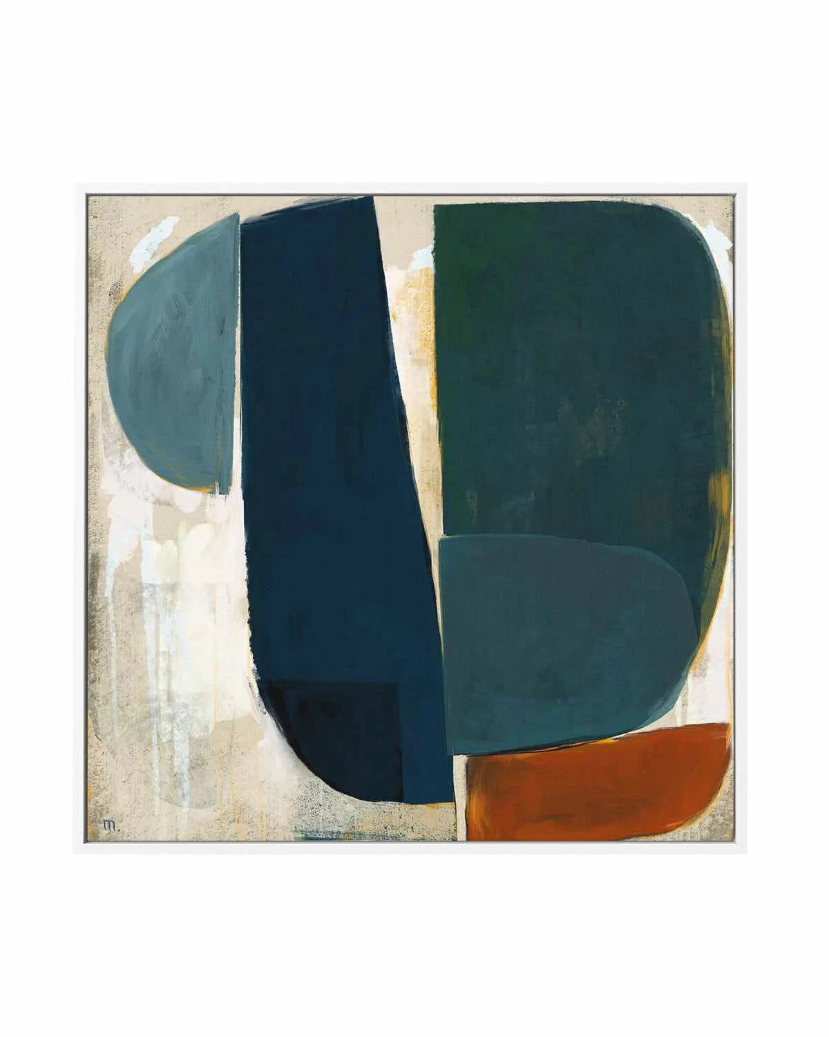 Composizione Astratta I by Marco Marella | Framed Canvas Art Print from Olive et Oriel where you can shop wallpaper and artworks online