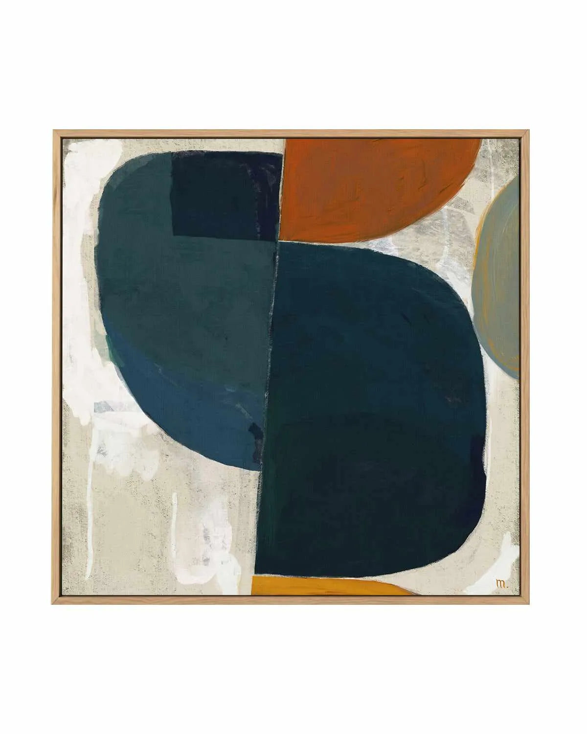 Composizione Astratta II by Marco Marella | Framed Canvas Art Print from Olive et Oriel where you can shop wallpaper and artworks online