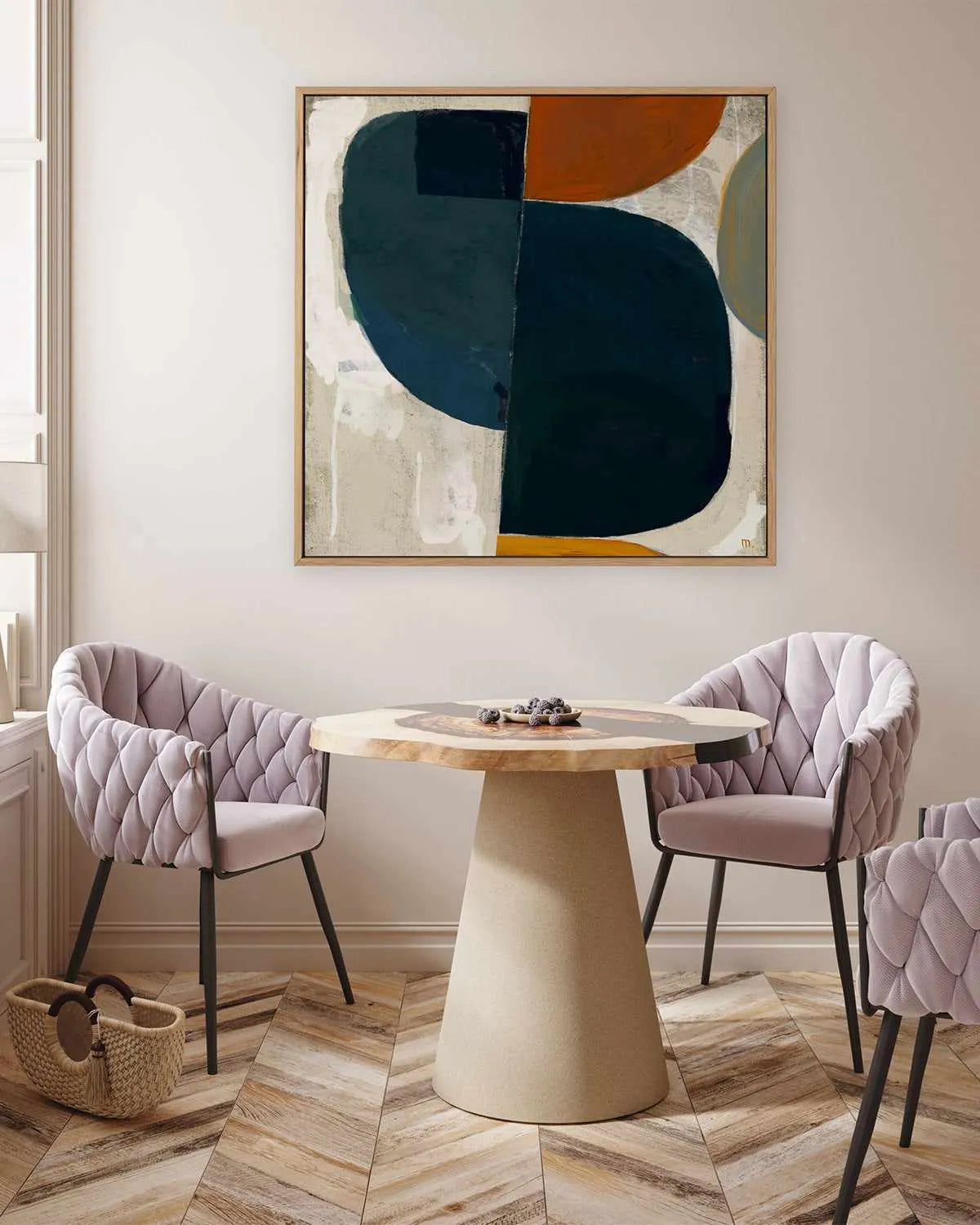 Composizione Astratta II by Marco Marella | Framed Canvas Art Print from Olive et Oriel where you can shop wallpaper and artworks online