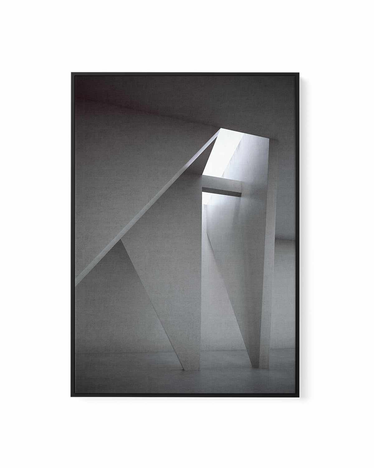 Concrete Walls by Guachinarte | Framed Canvas Art Print