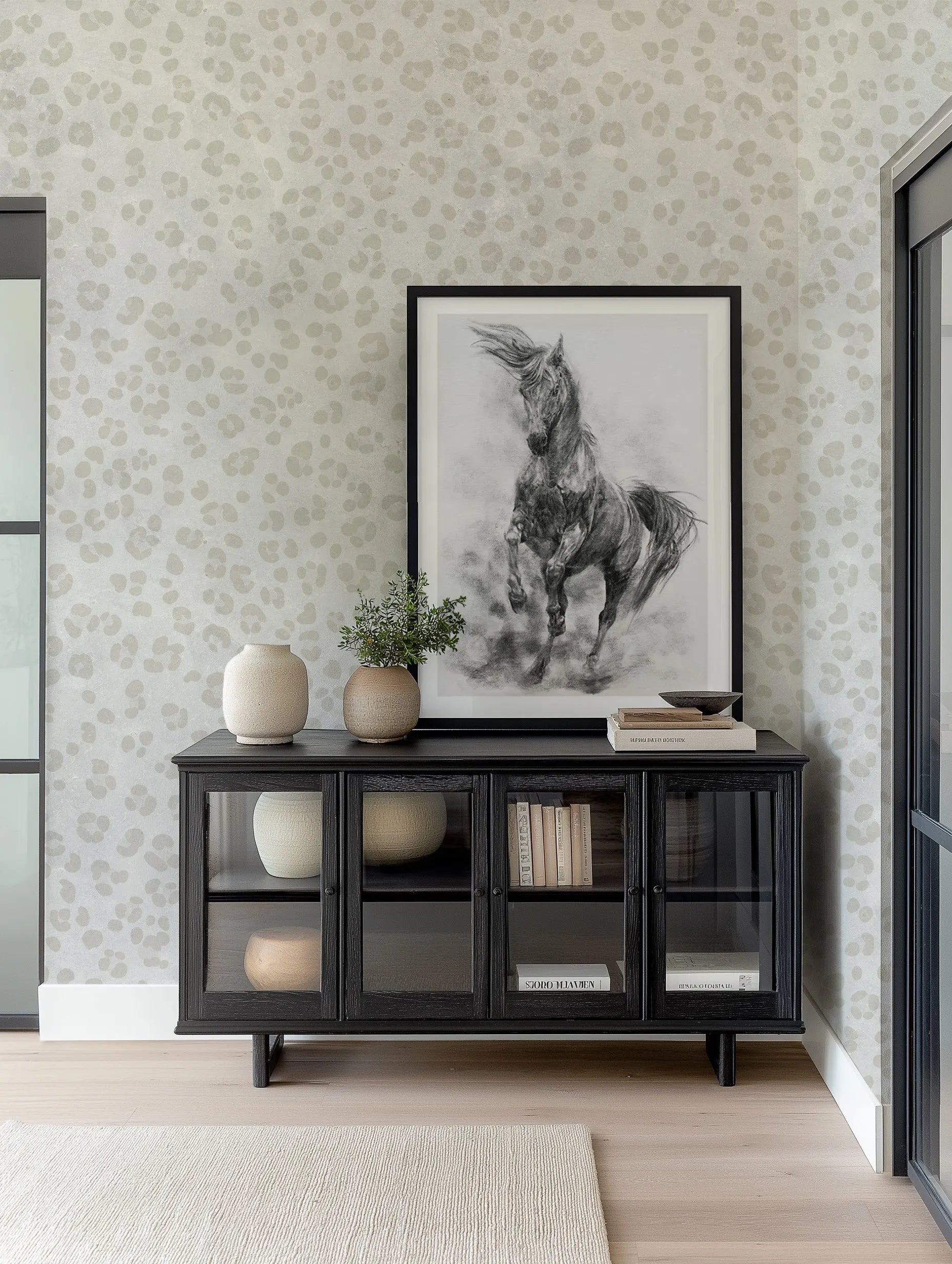 Concrete Safari Wallpaper from Olive et Oriel where you can shop wallpaper and artworks online