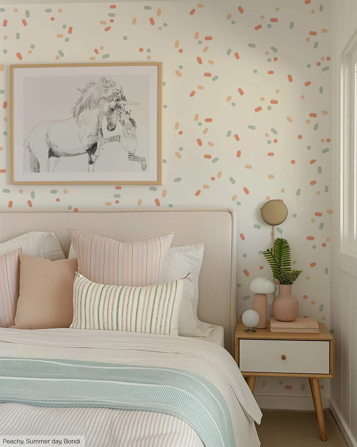 Confetti Dots Wall Decal Set from Olive et Oriel where you can shop wallpaper and artworks online