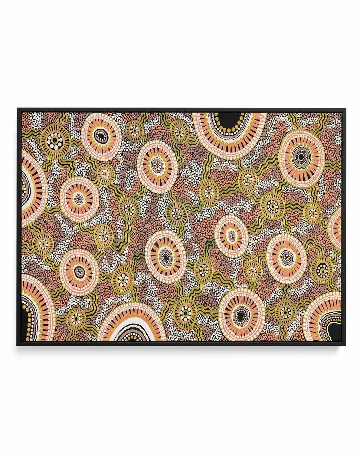 Connected Dreams by Leah Cummins | Framed Canvas Art Print from Olive et Oriel where you can shop wallpaper and artworks online