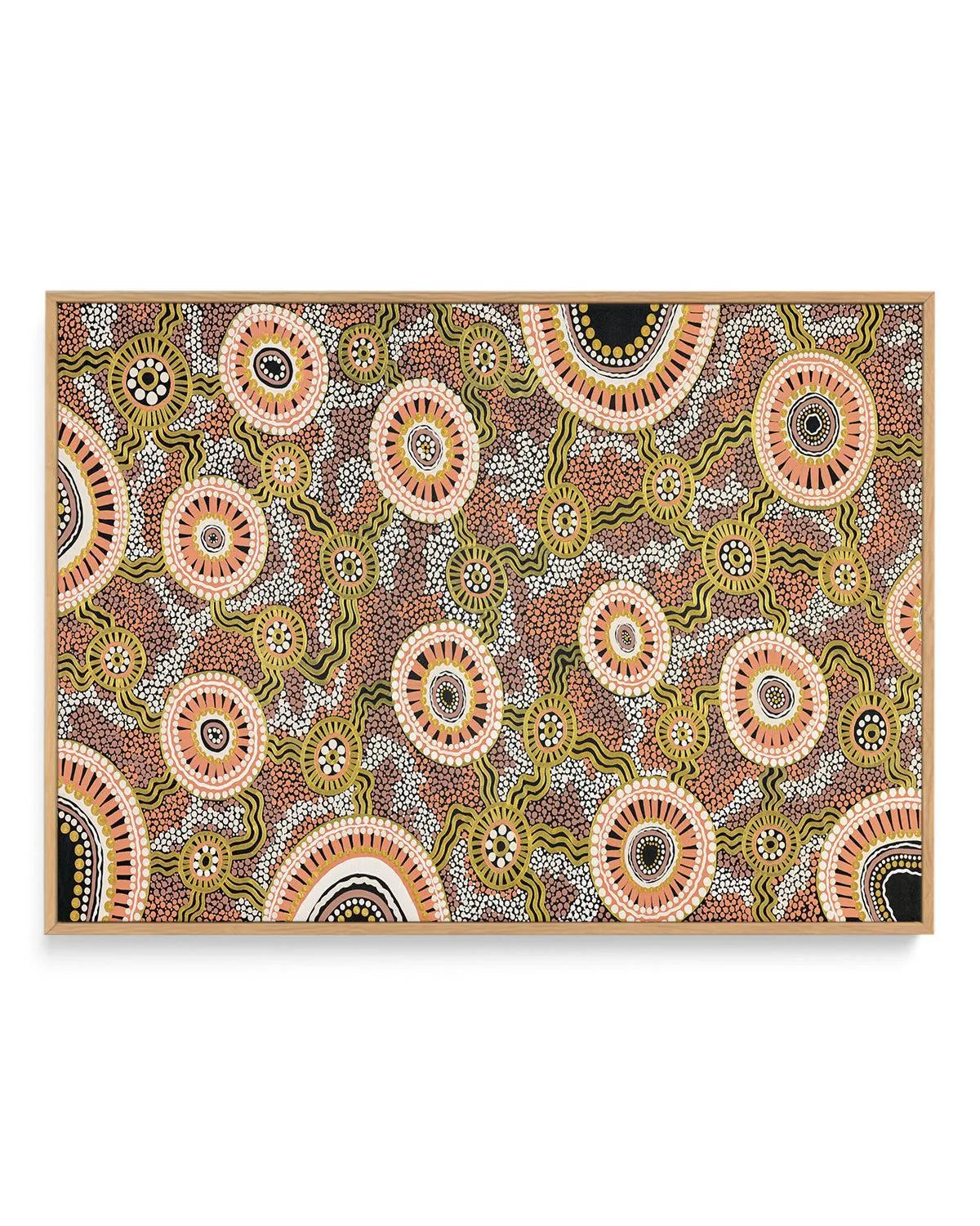 Connected Dreams by Leah Cummins | Framed Canvas Art Print from Olive et Oriel where you can shop wallpaper and artworks online