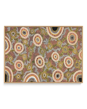 Connected Dreams by Leah Cummins | Framed Canvas Art Print from Olive et Oriel where you can shop wallpaper and artworks online