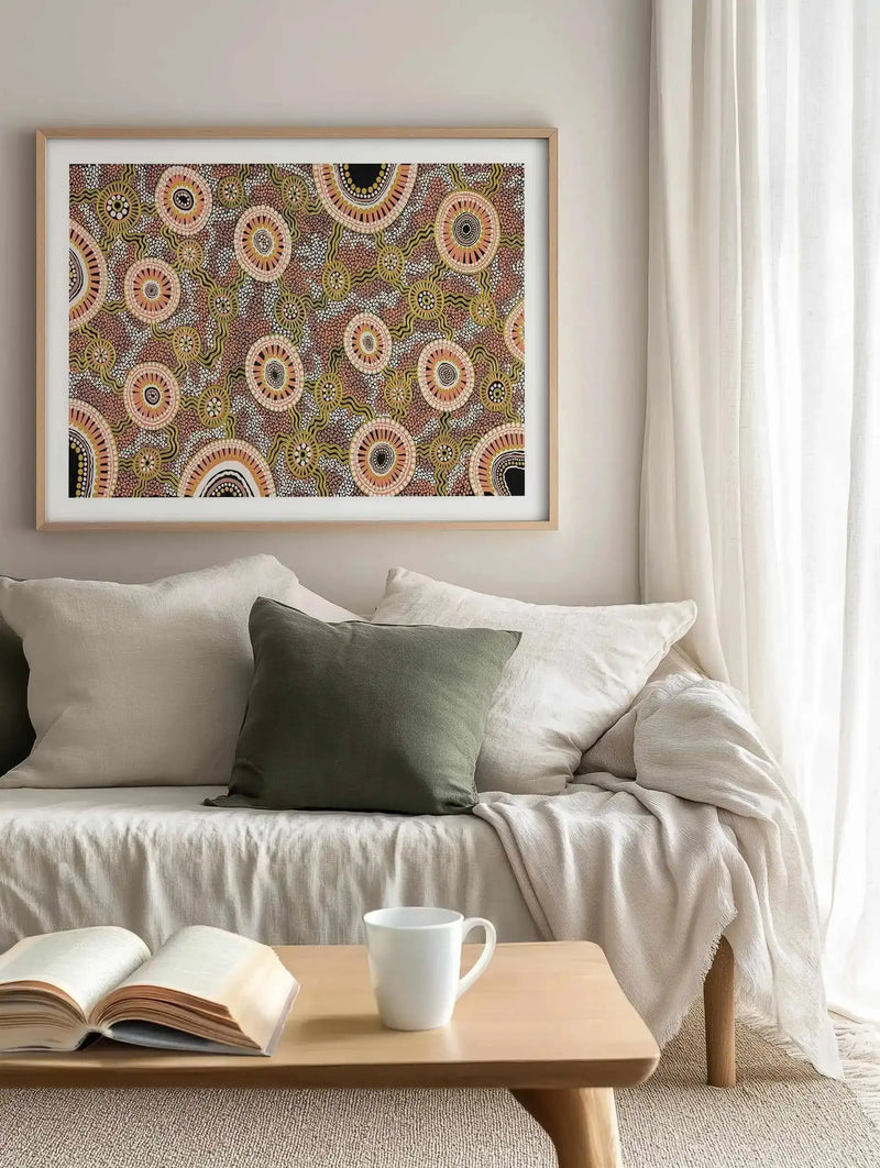 Connected Dreams by Leah Cummins | Art Print from Olive et Oriel where you can shop wallpaper and artworks online