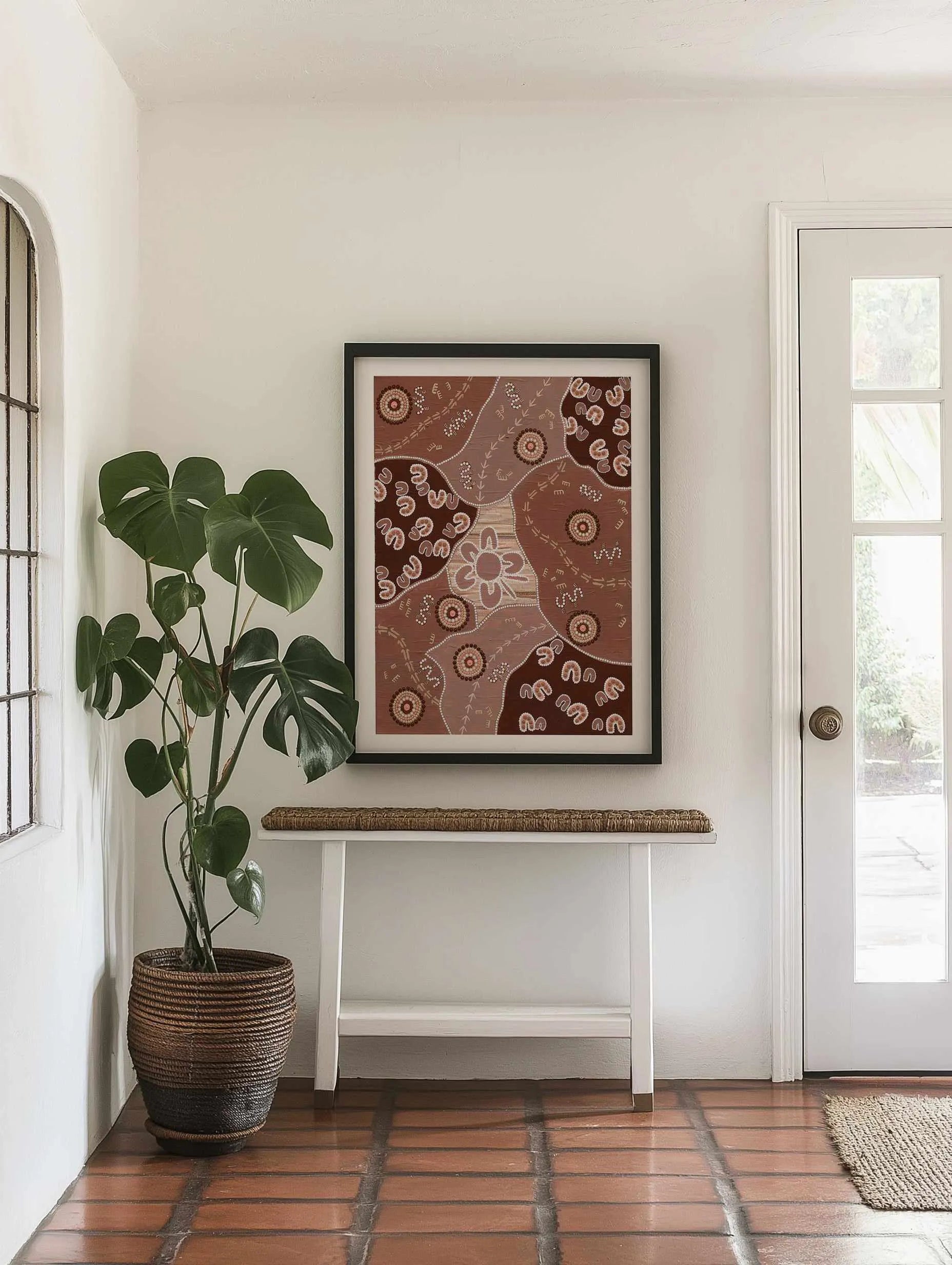 Connection to Country by Karissa Undy | Art Print from Olive et Oriel where you can shop wallpaper and artworks online